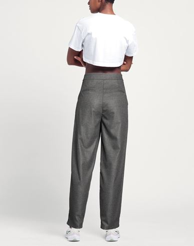 Woman Pants Charcoal Size M Polyester, Viscose, Elastane