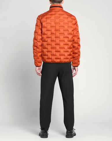 Man Puffer Orange Size 42 Polyester, Polyamide