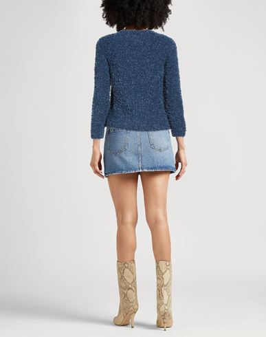 Woman Sweater Blue Size 6 Nylon, Mohair wool, Wool