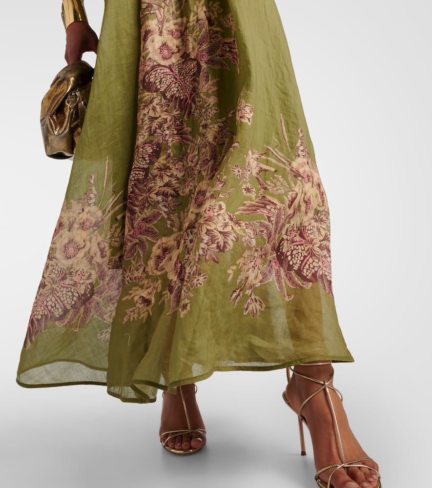 Ottie Swing floral maxi dress