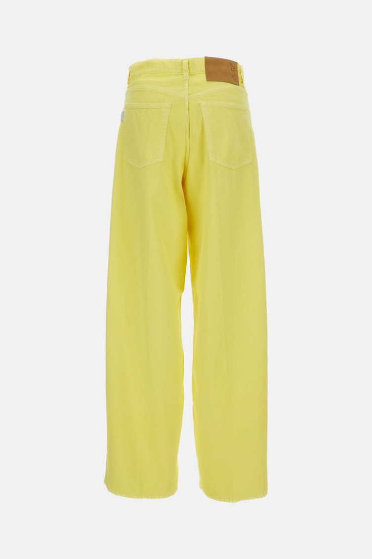 Yellow Loose-fit Jeans