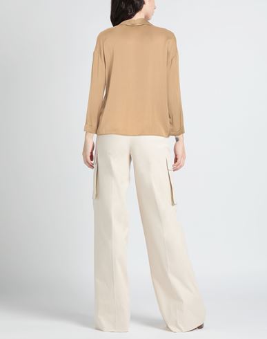 Anonyme Designers Woman Top Camel Size 8 Viscose