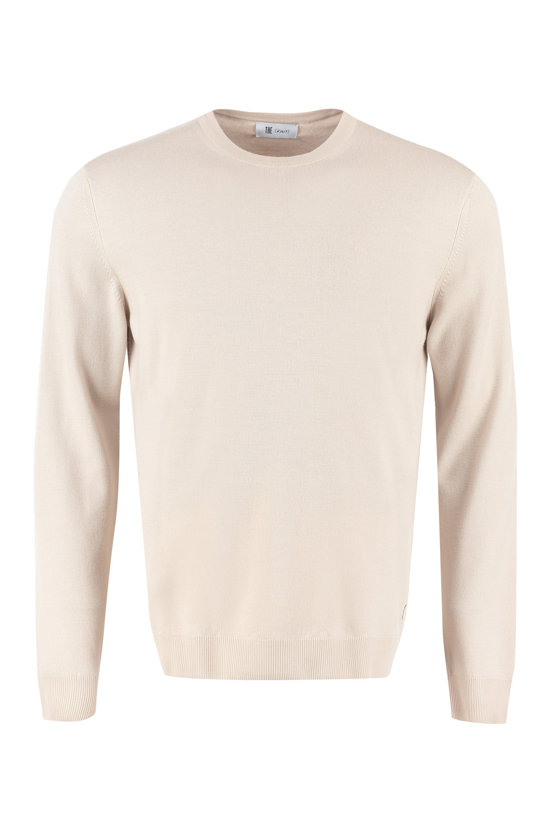 The (alphabet) Alphabet Knit Crew-Neck Wool Sweater