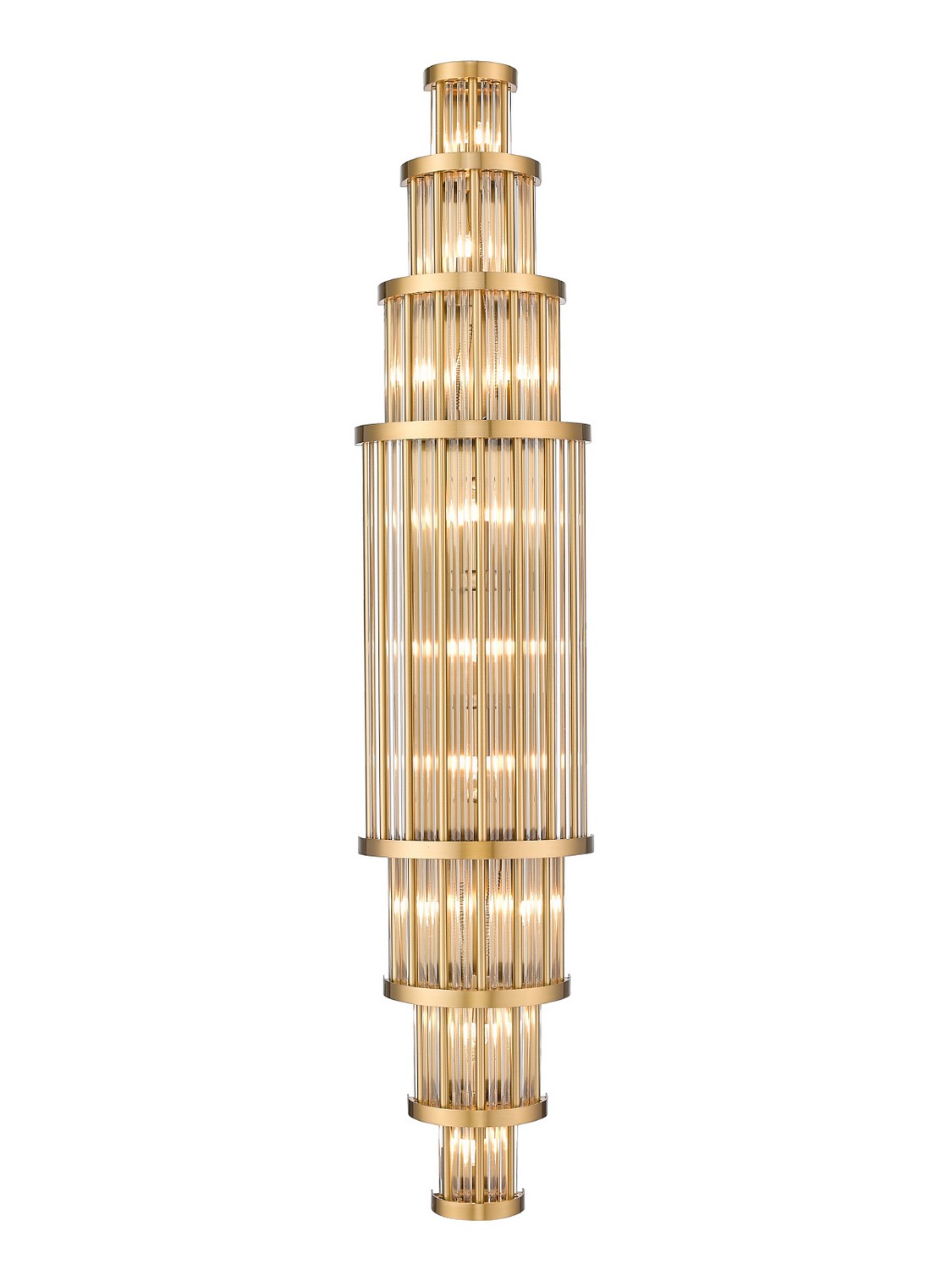 Aged Brass LED Wall Sconce from the Waldorf Collection