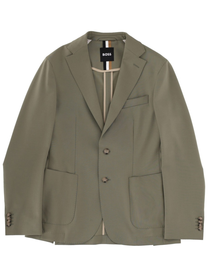 Boss - single breasted jacket notch lapel pocket