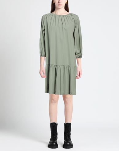 Woman Mini dress Sage green Size XXS Cotton