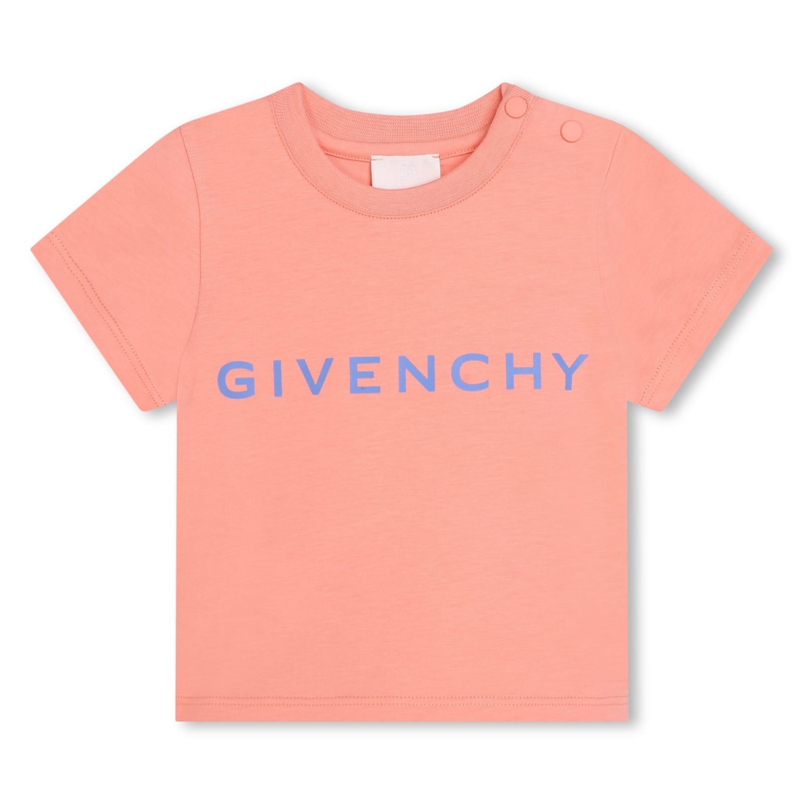 Logo-print cotton T-shirt - Pink