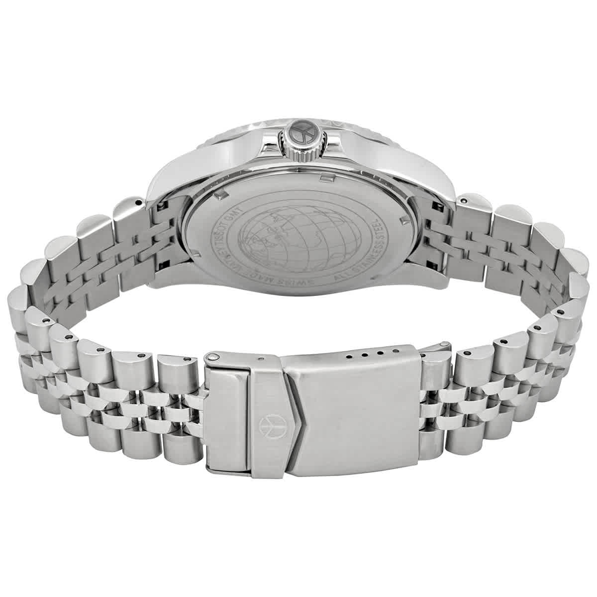 Mathy Vintage GMT Black Dial Batman Bezel Mens Watch H903ANB