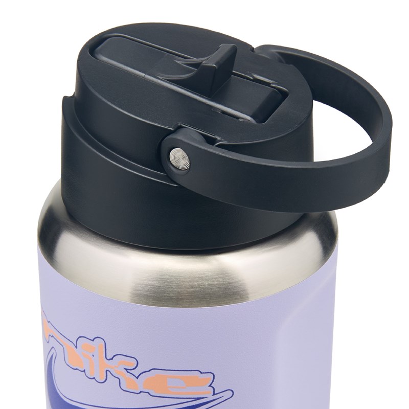 Stainless Steel Recharge 24 Oz. Straw Water Bottle Shoes (Purple/Black/Apricot)