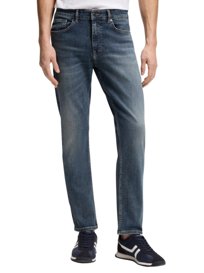 Blue Mid Rise Jeans