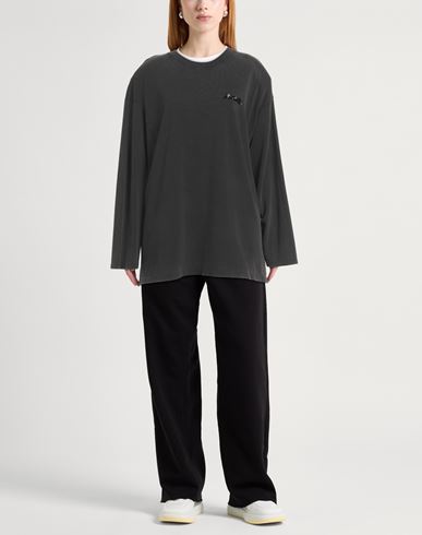Woman Sweatshirt Charcoal Size 8 Organic cotton