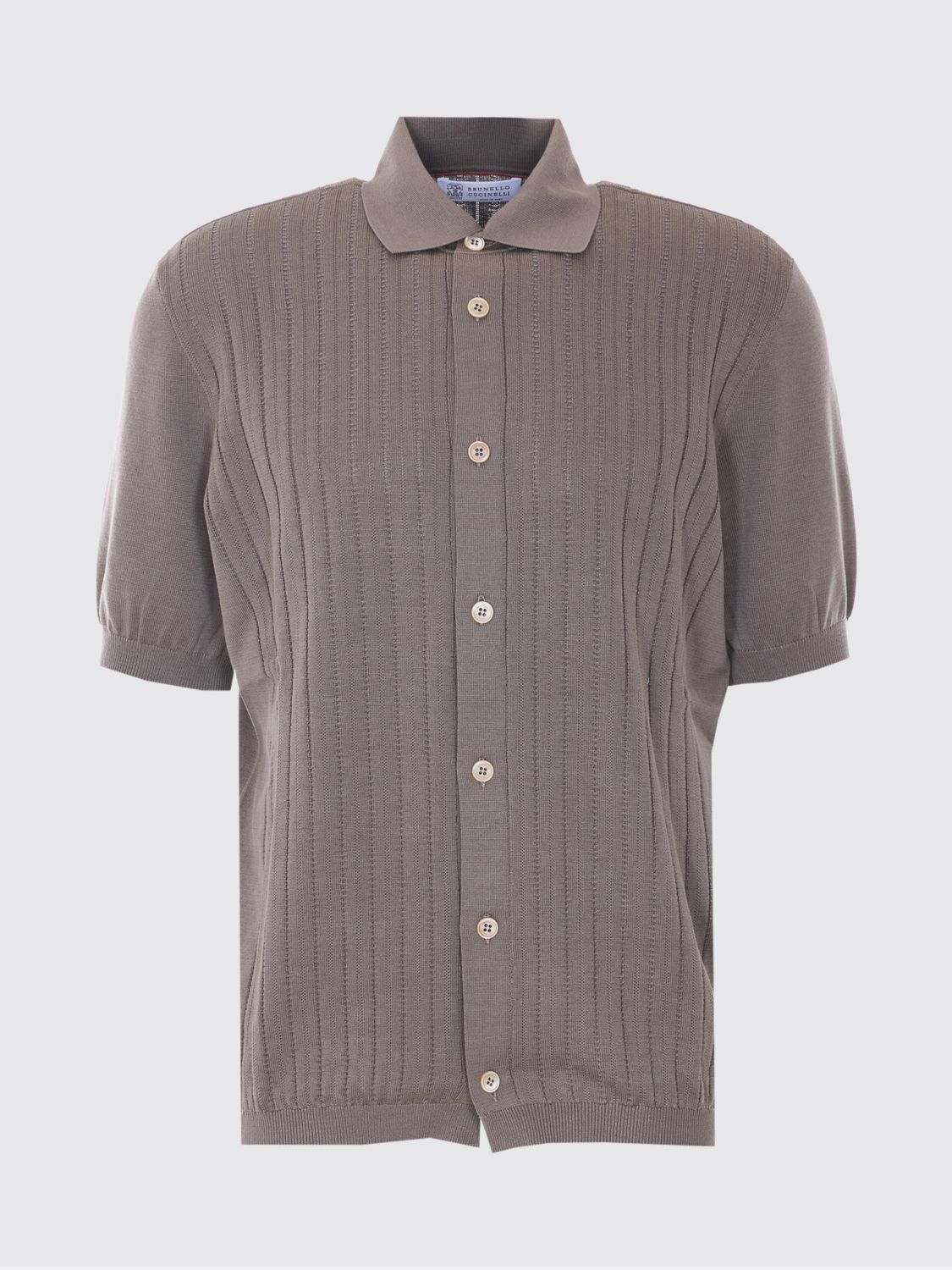 Shirt Men color Brown