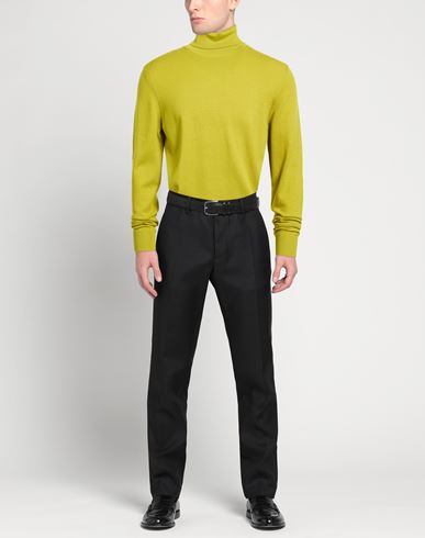 Man Turtleneck Lime green Size L Viscose, Polyamide, Acrylic, Cashmere