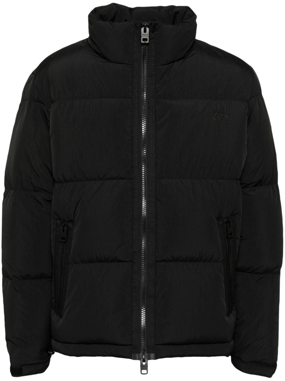 Water-repellent down jacket - Black