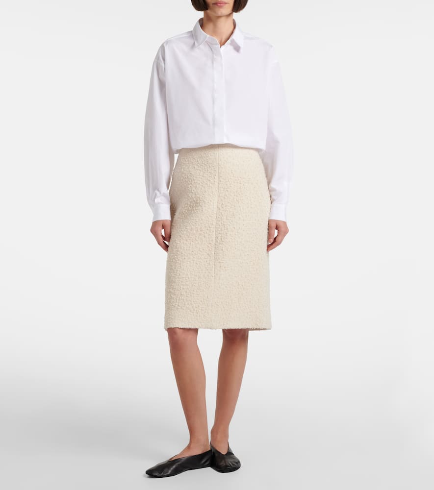 Malva wool midi skirt