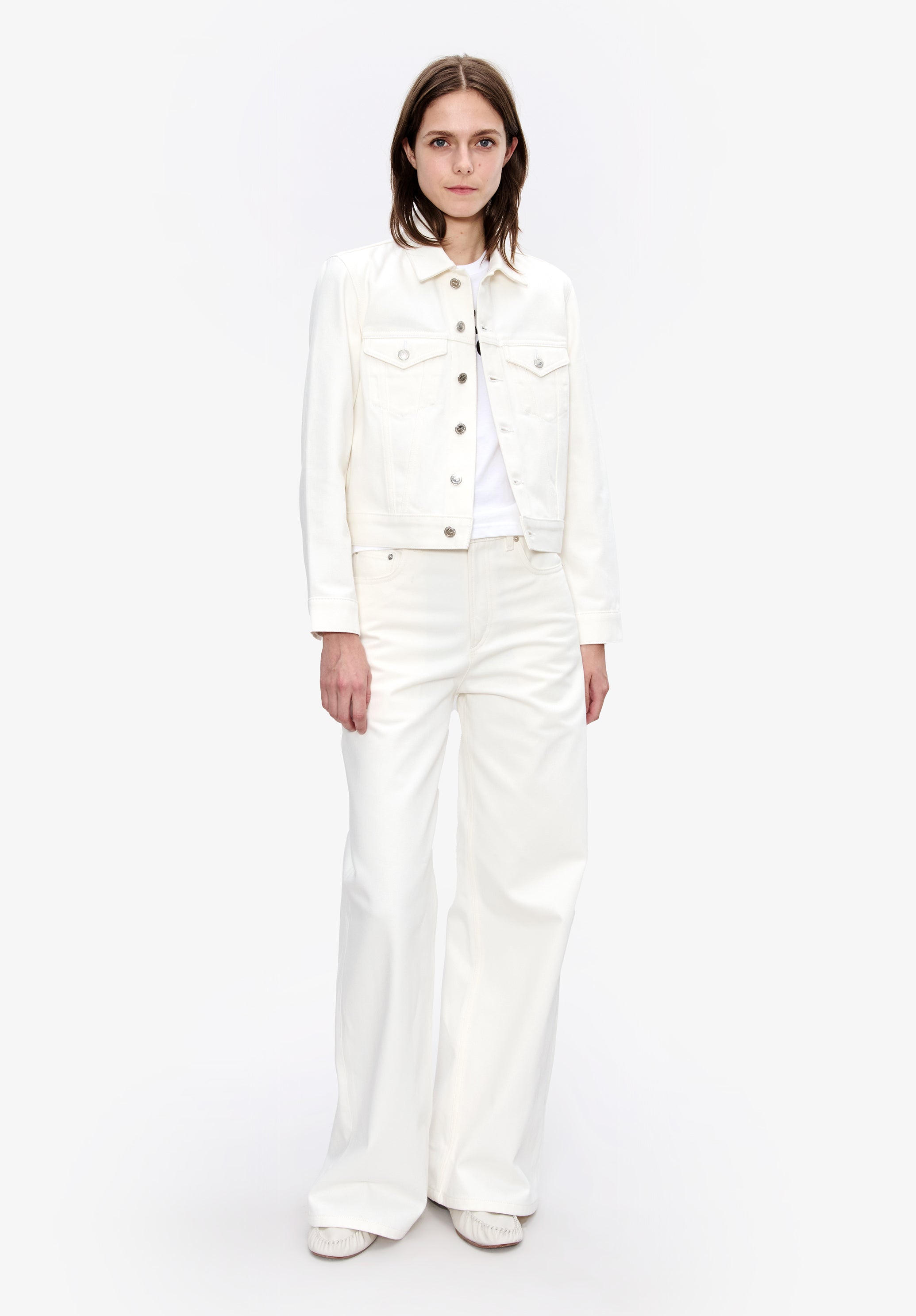 A. P.C. Women's Dion jacket Size: 34 in White