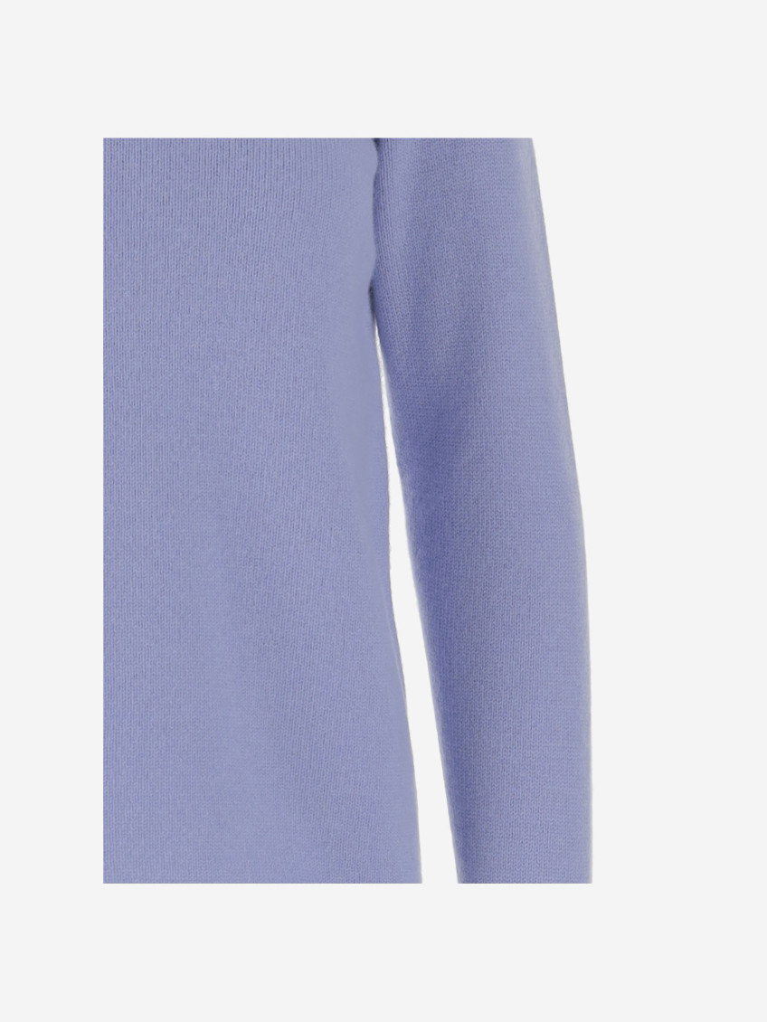 Purple Crew Neck Pullover