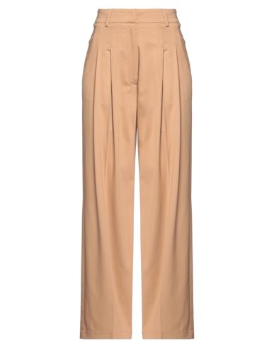Forte_forte Woman Pants Sand Size 1 Viscose, Virgin Wool, Elastane