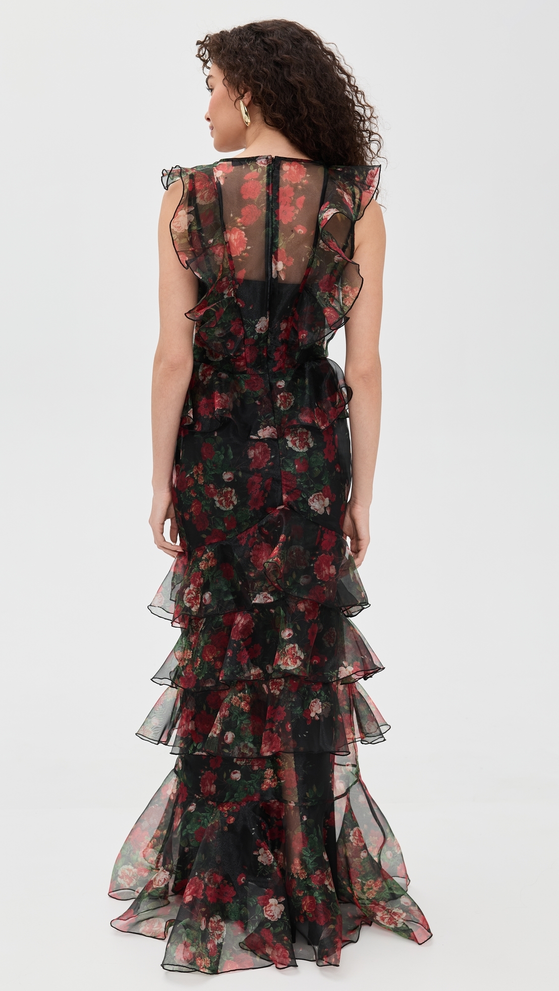 Carmen Dress Black Floral