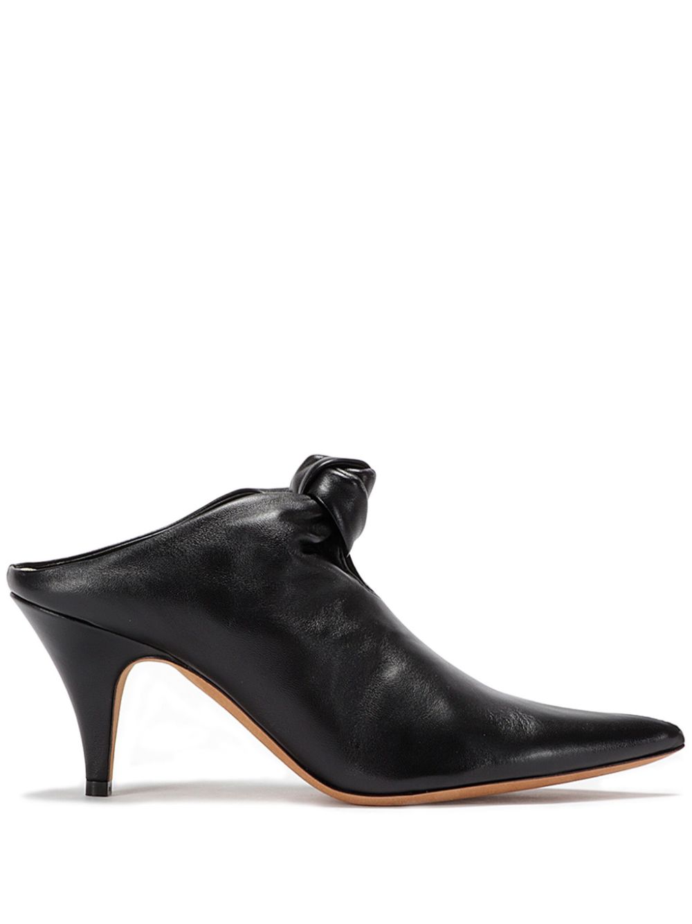 KHAITE Rowan 75mm mules - Schwarz