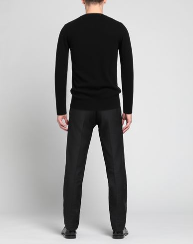 Man Sweater Black Size L Wool, Polyamide