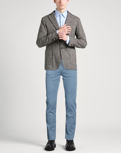 Man Pants Light blue Size 32 Cotton, Lyocell, Elastane