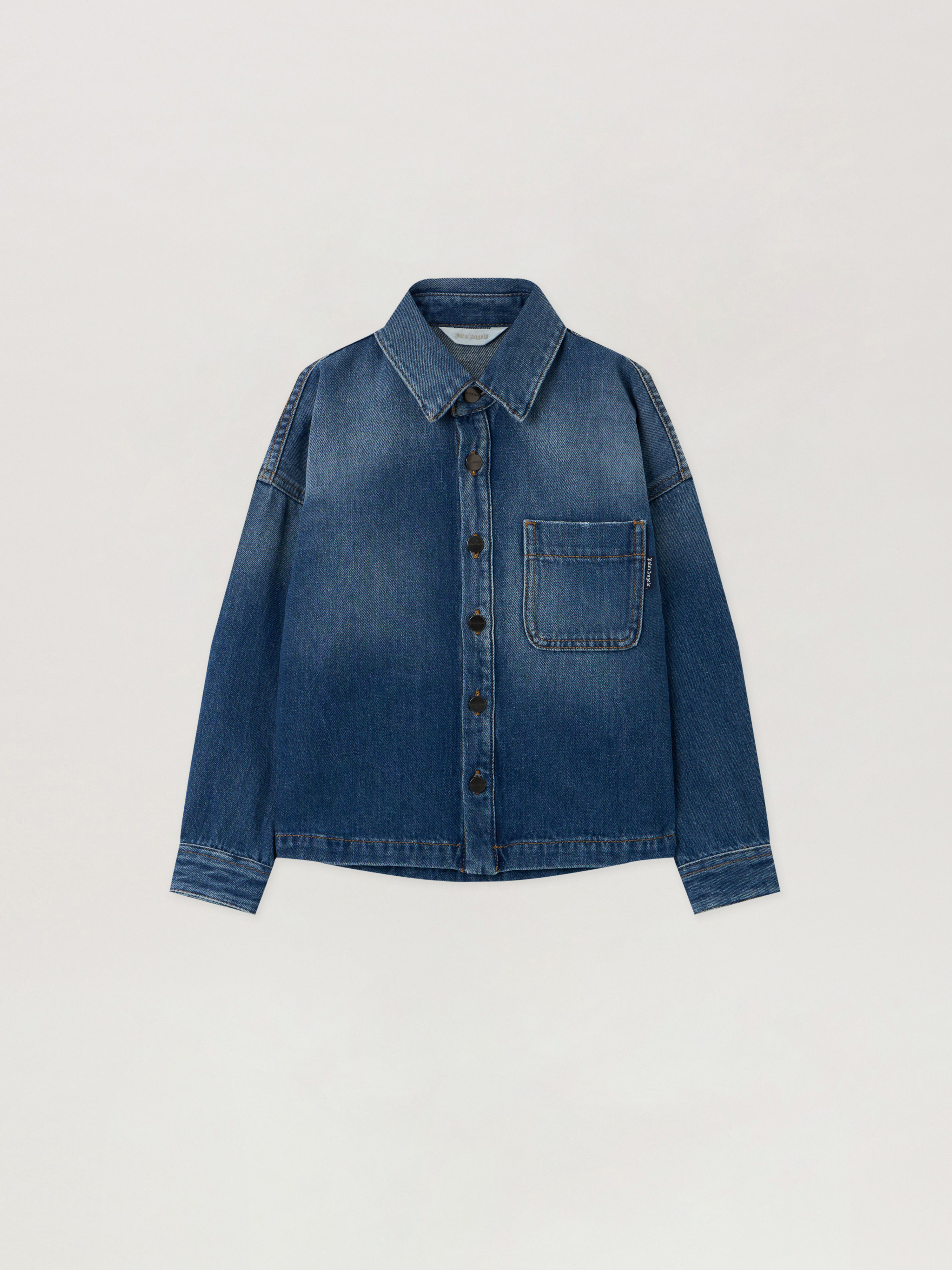 Logo Brushed O/s Denim Kids  Medium Blue