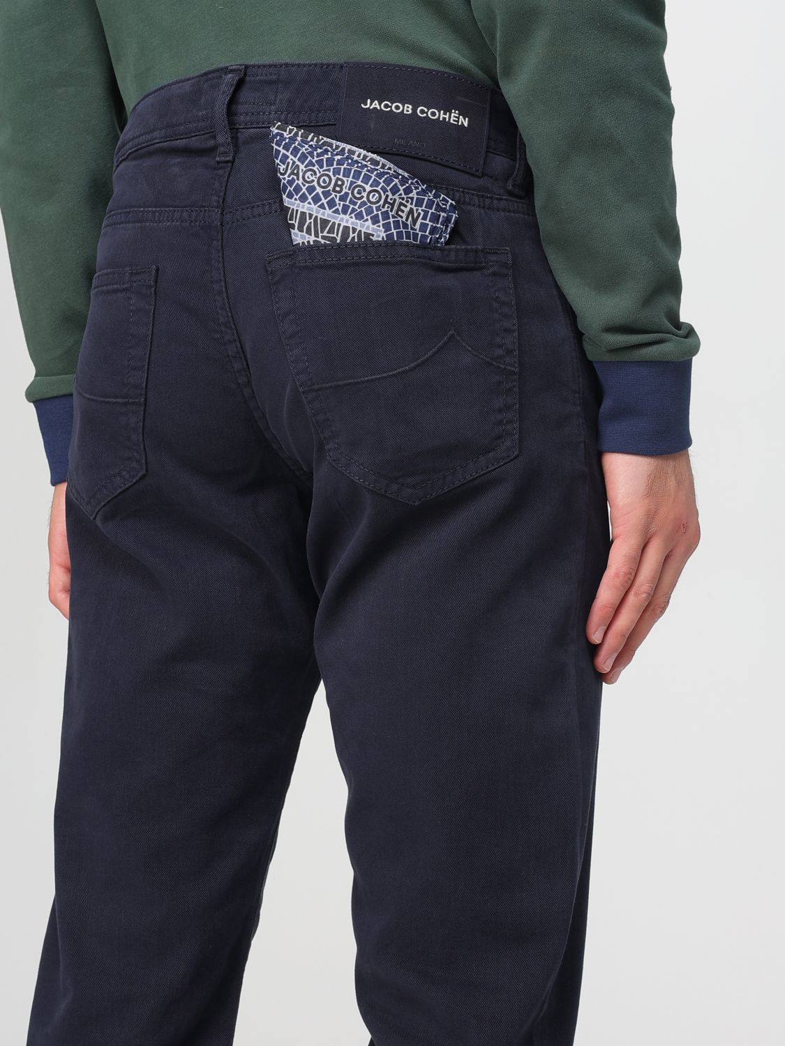 Pants Men color Blue