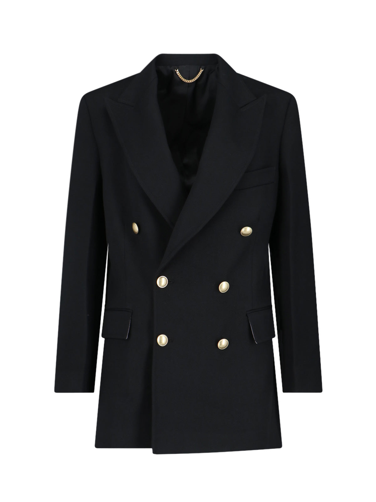 Wool-Blend Tailored Jacket