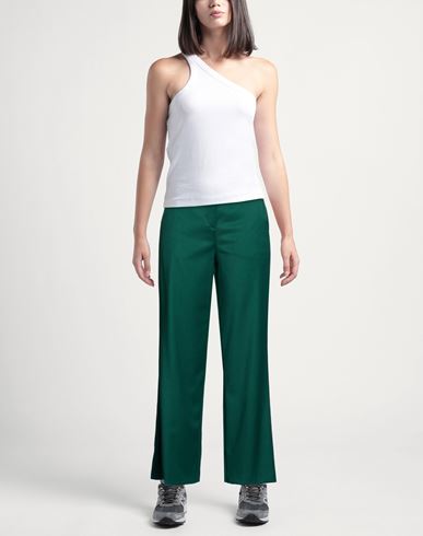 Woman Pants Green Size 4 Polyester, Viscose, Wool, Elastane