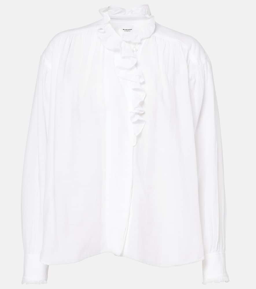 Etoile cotton-blend pajama shirt
