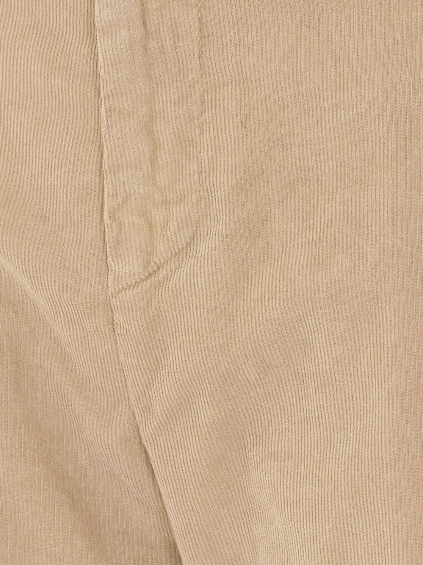 Beige Tailored Chino Pants