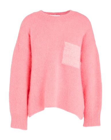 Woman Sweater Coral Size M Wool, Mohair wool, Polyamide, Elastane