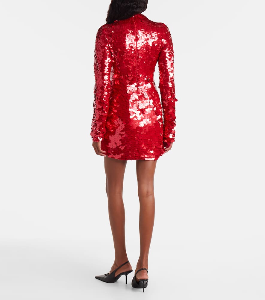 Terfrite sequined jersey minidress