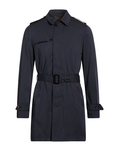 Man Overcoat & Trench Coat Midnight blue Size 42 Polyester, Elastane