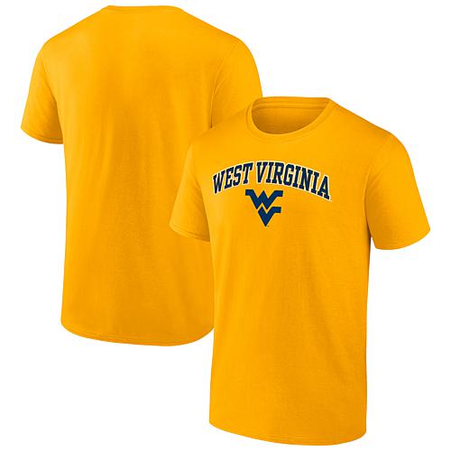 Men's Fanatics Gold West Virginia Mountaineers Campus T-Shirt - Size Medium