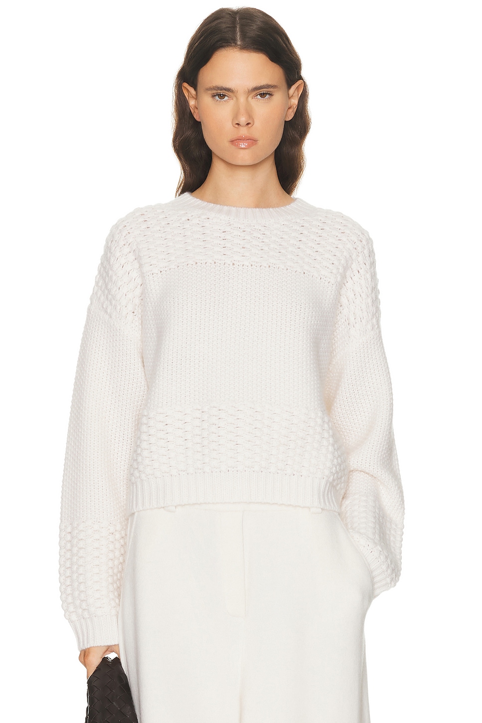 Lisa Yang Signe Sweater in Cream - Cream. 0 also in