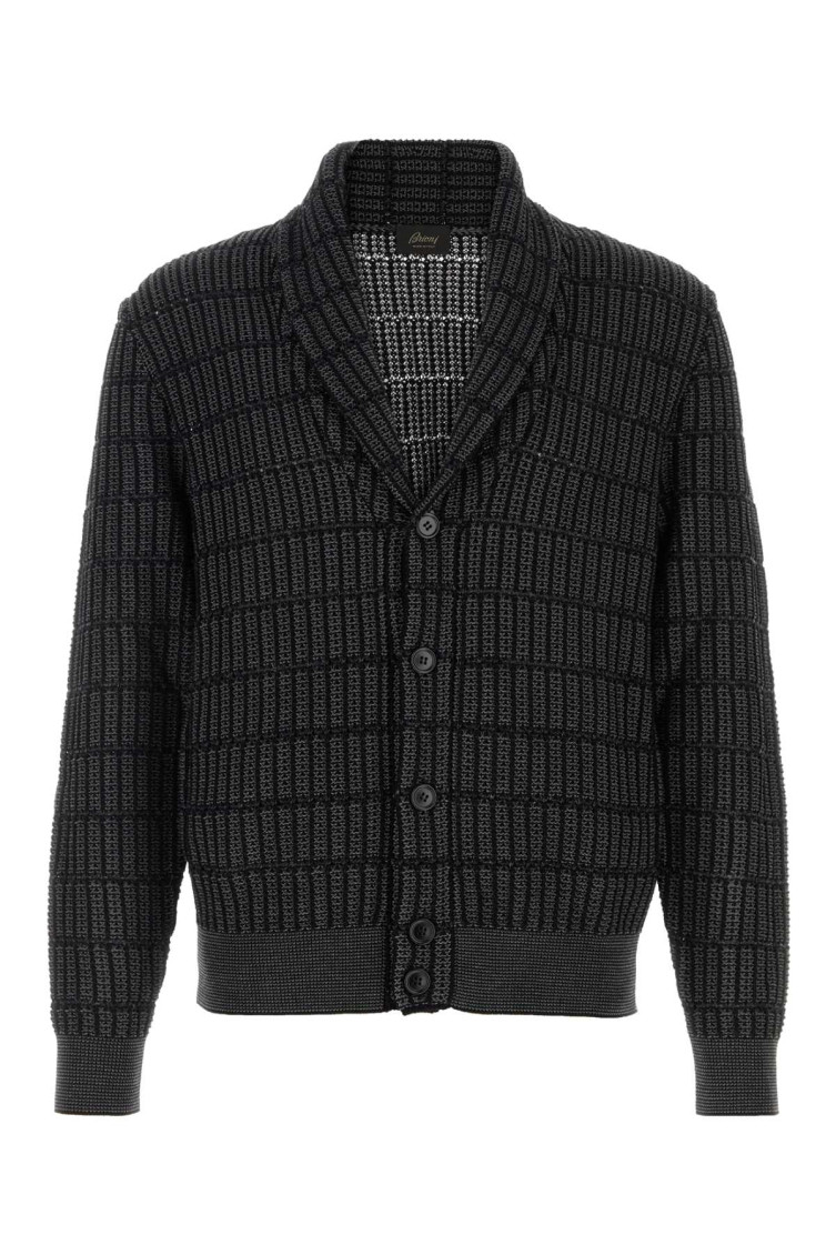 Embroidered Cotton And Linen Cardigan