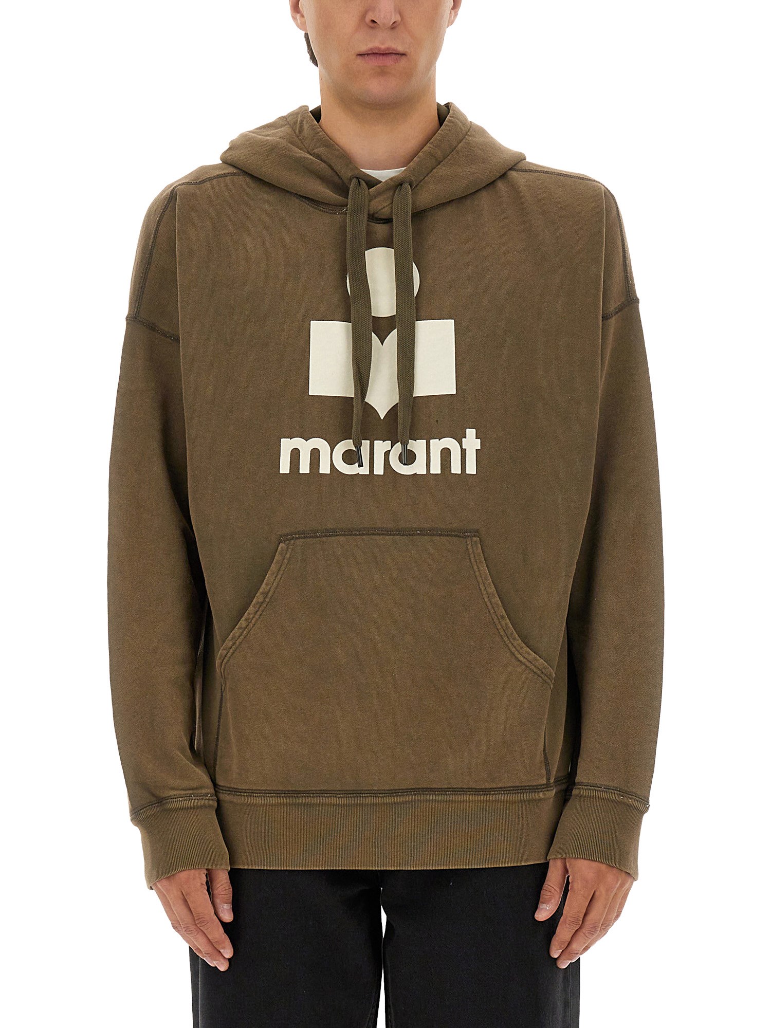 "miley" sweatshirt with logo