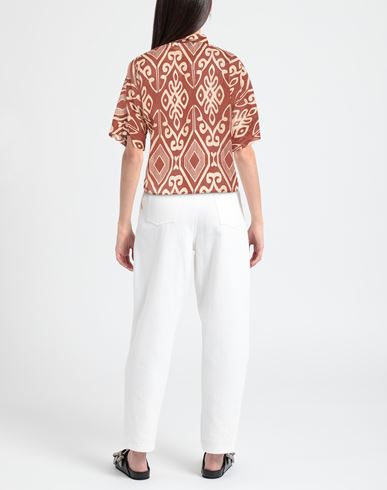 Niū Woman Shirt Brown Size S Cotton
