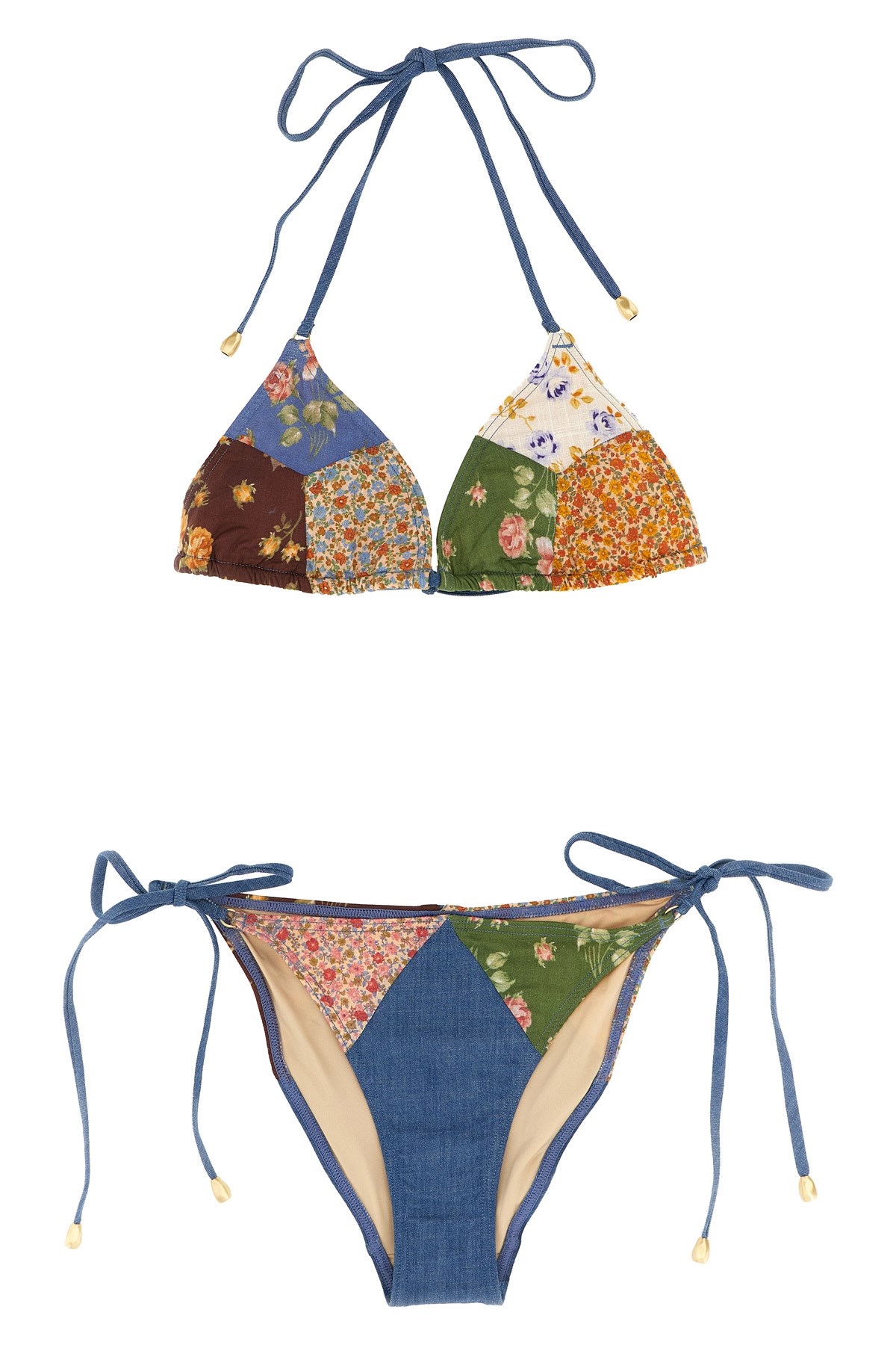 'Lucky Cotton Mini Tri' Bikini