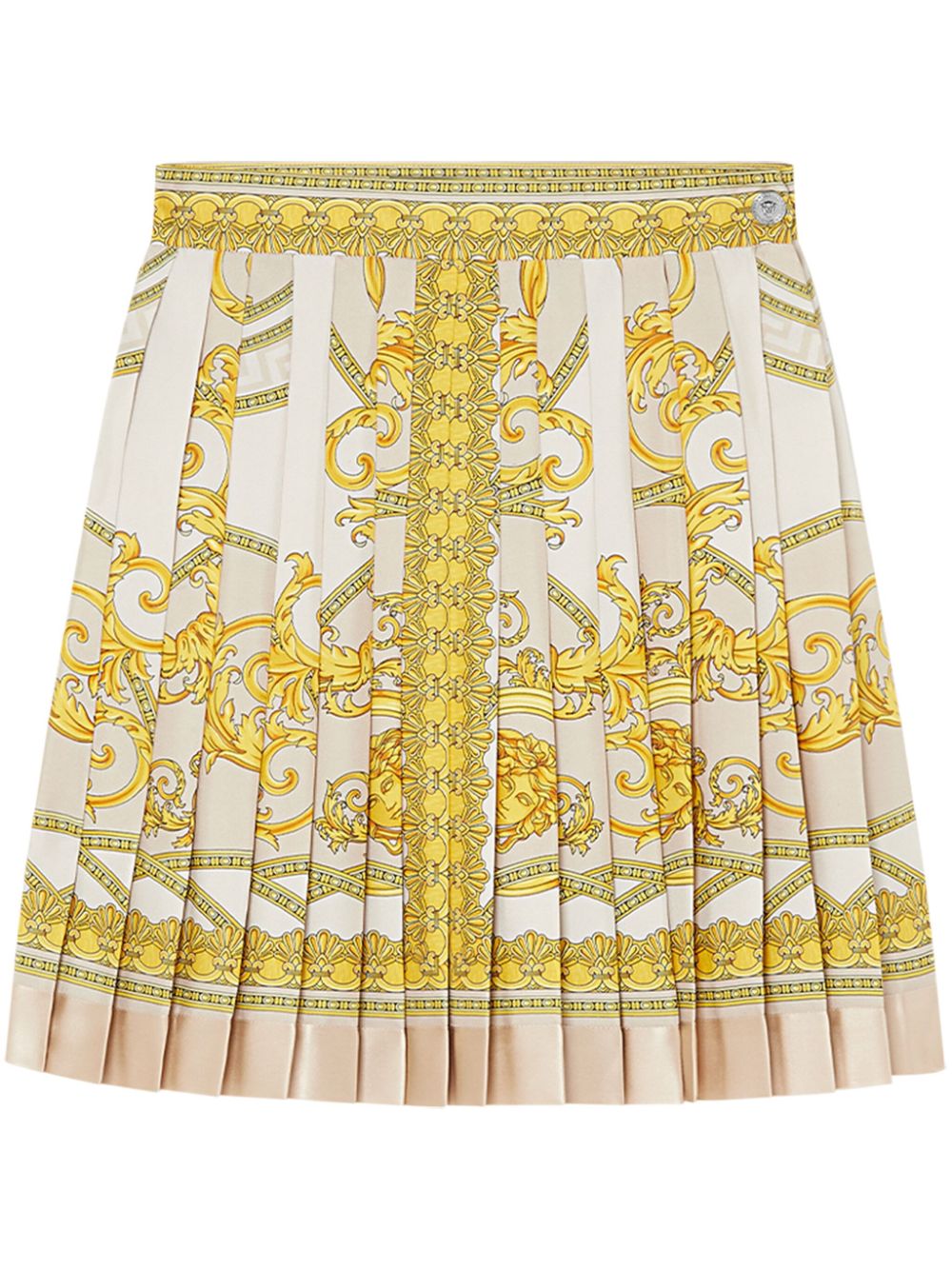 La Coupe des Dieux pleated miniskirt - Neutrals