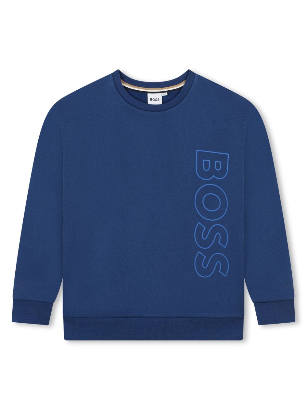 Logo-print crew-neck sweatshirt - Blue