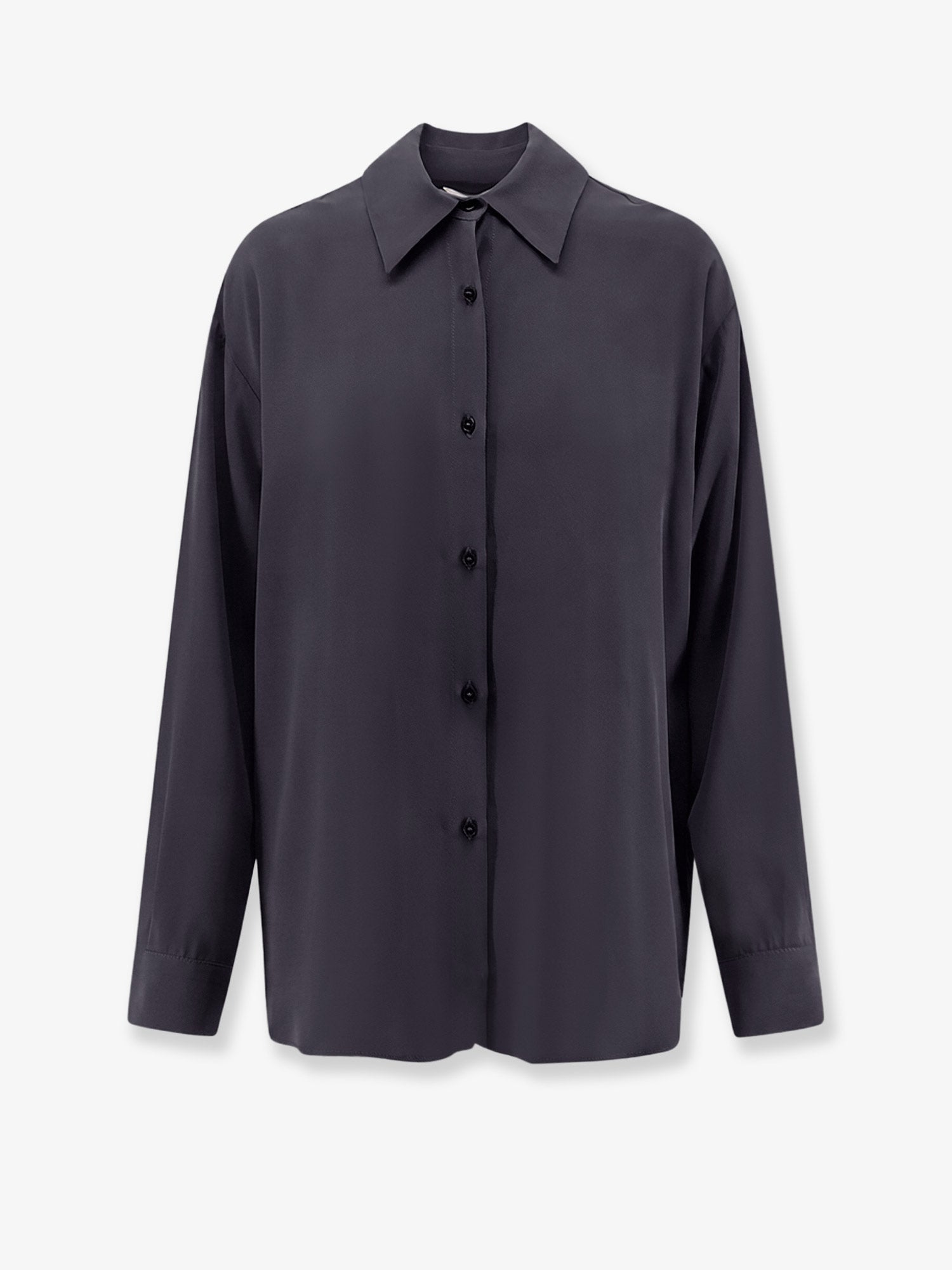 Silk Shirt — Purple
