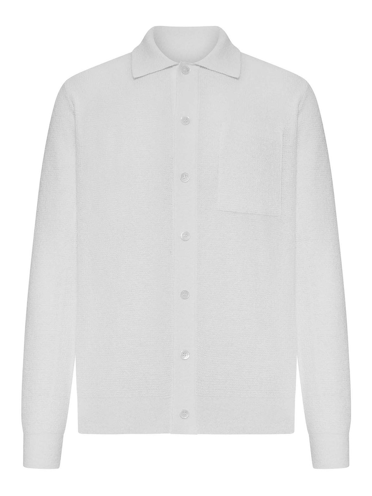 Military Stitch Cotton And Linen Blend Shirt