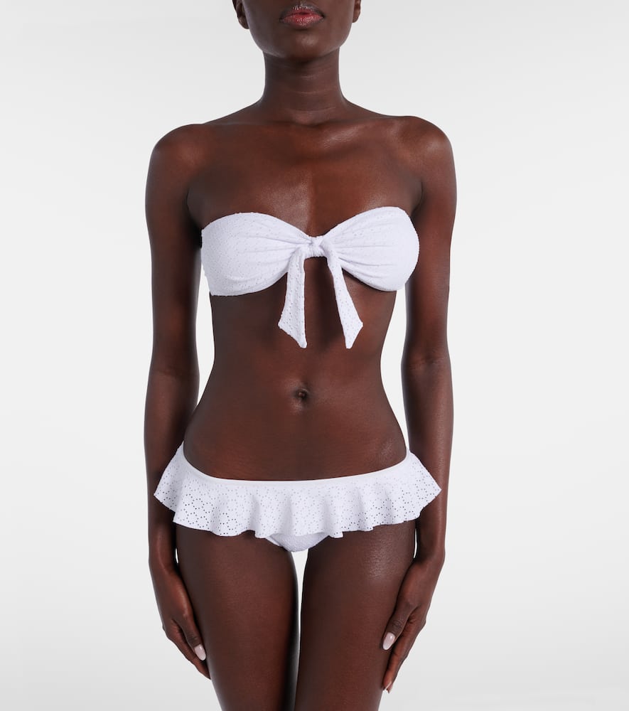 India ruffled bikini bottoms