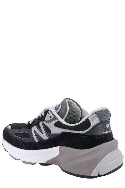 New Balance 990v6 "Black/Silver" Lace-Up Sneakers