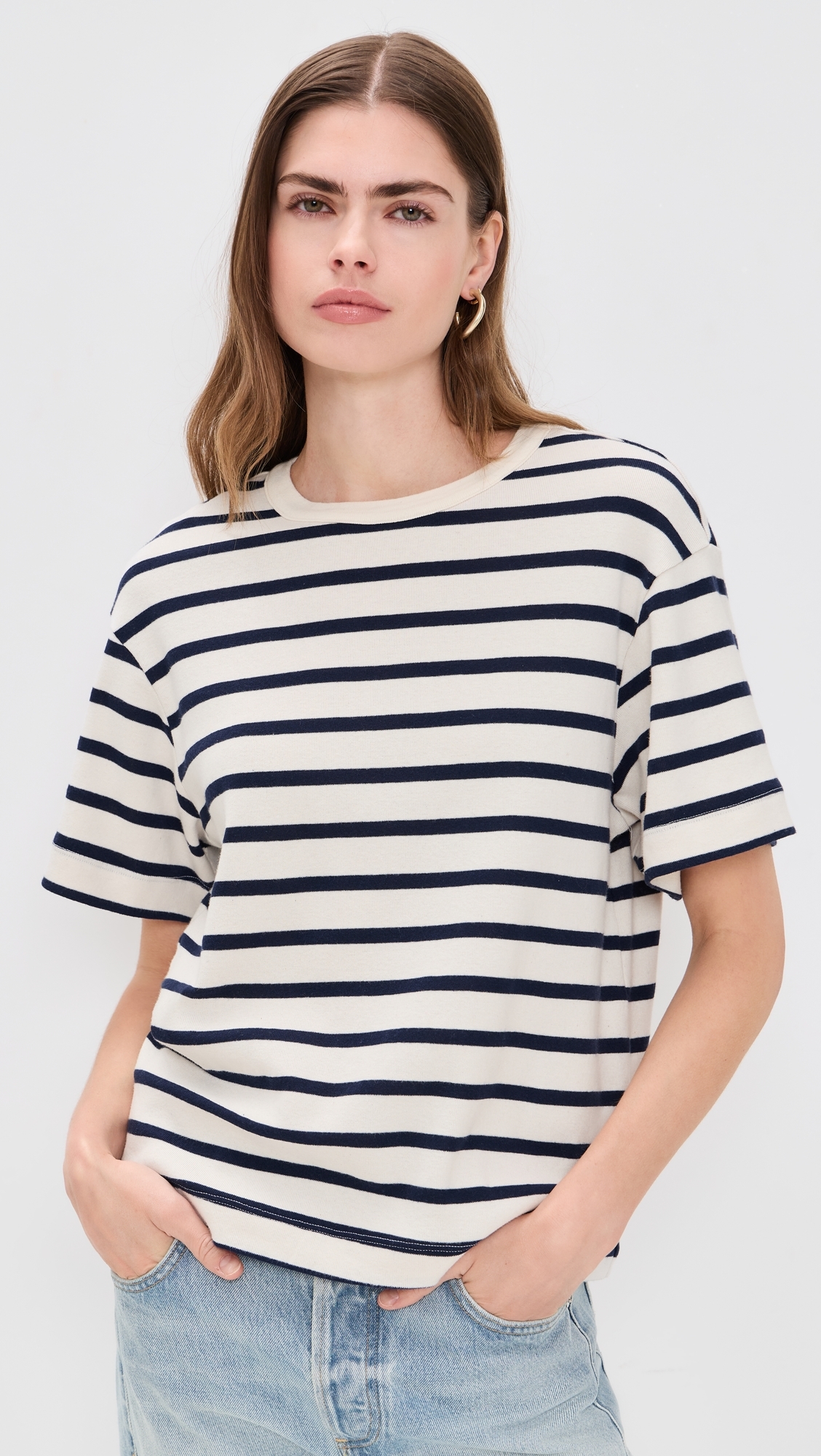 Citizens of Humanity Goldie Tee Azure Stitpe 