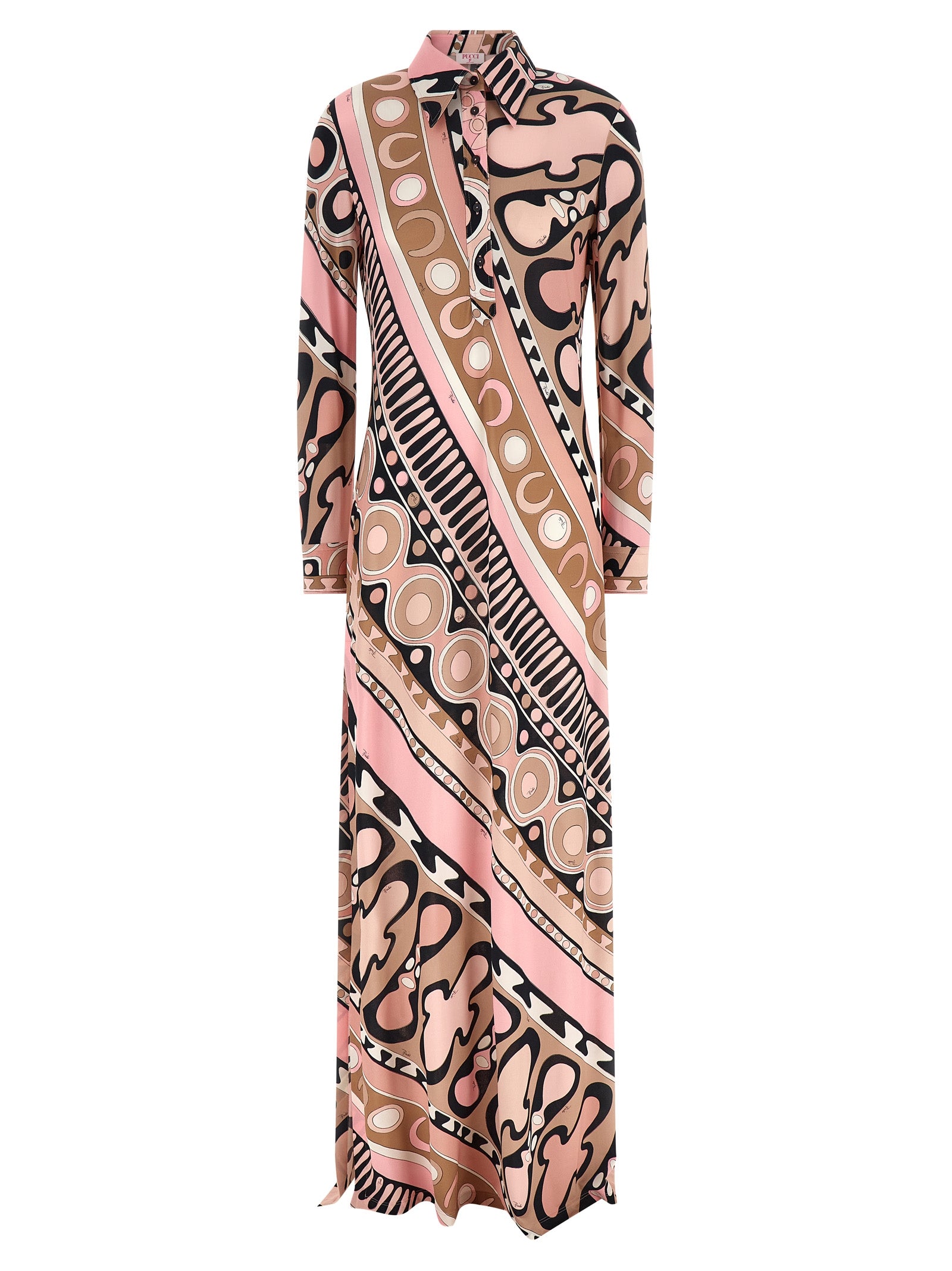 Soleil Shirt Dress — Pink