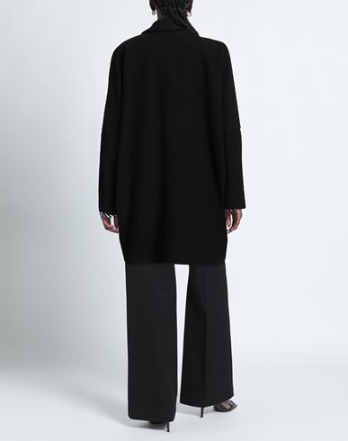 Woman Coat Black Size M/L Virgin Wool